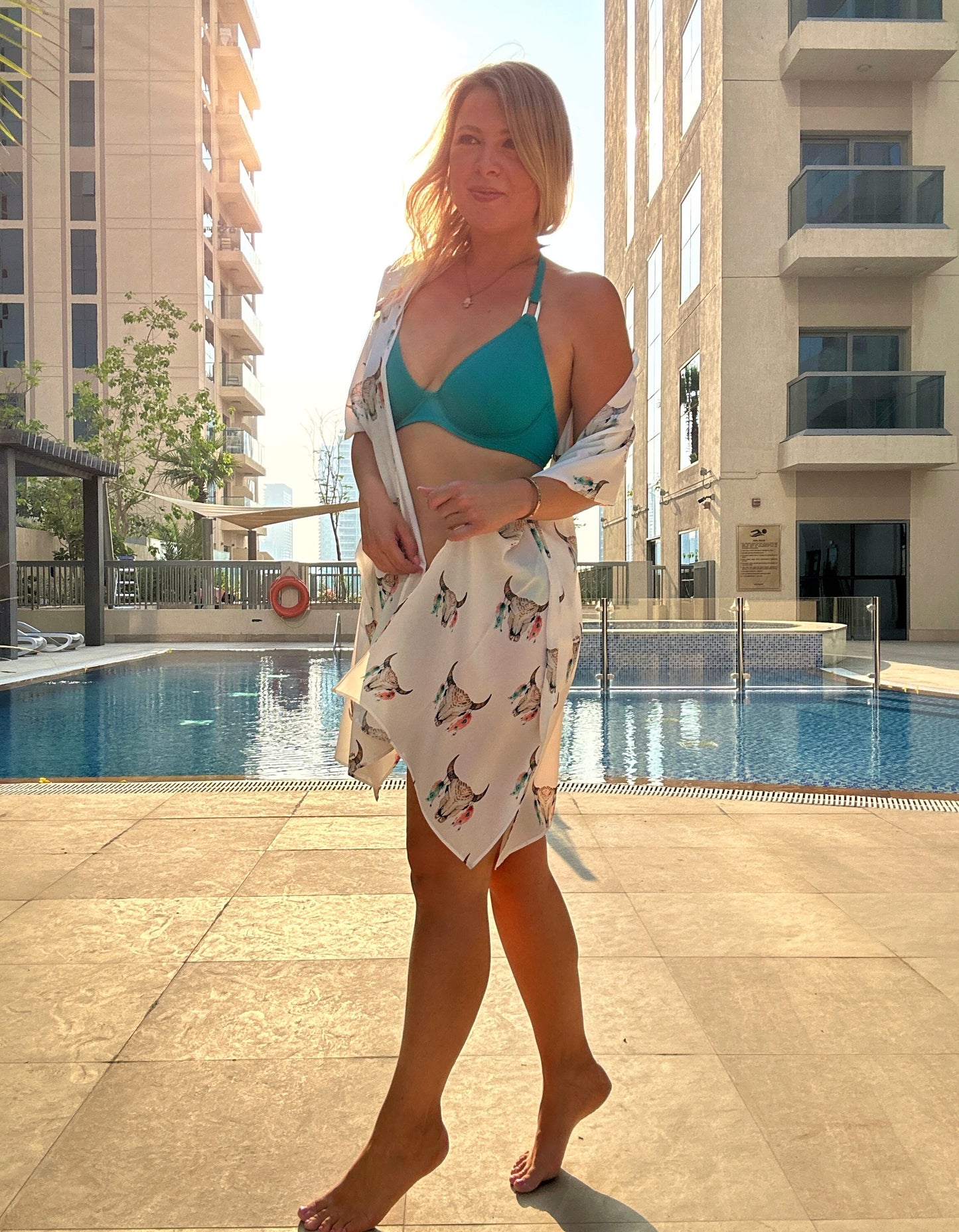 White Bull Kimono - 2 lengths