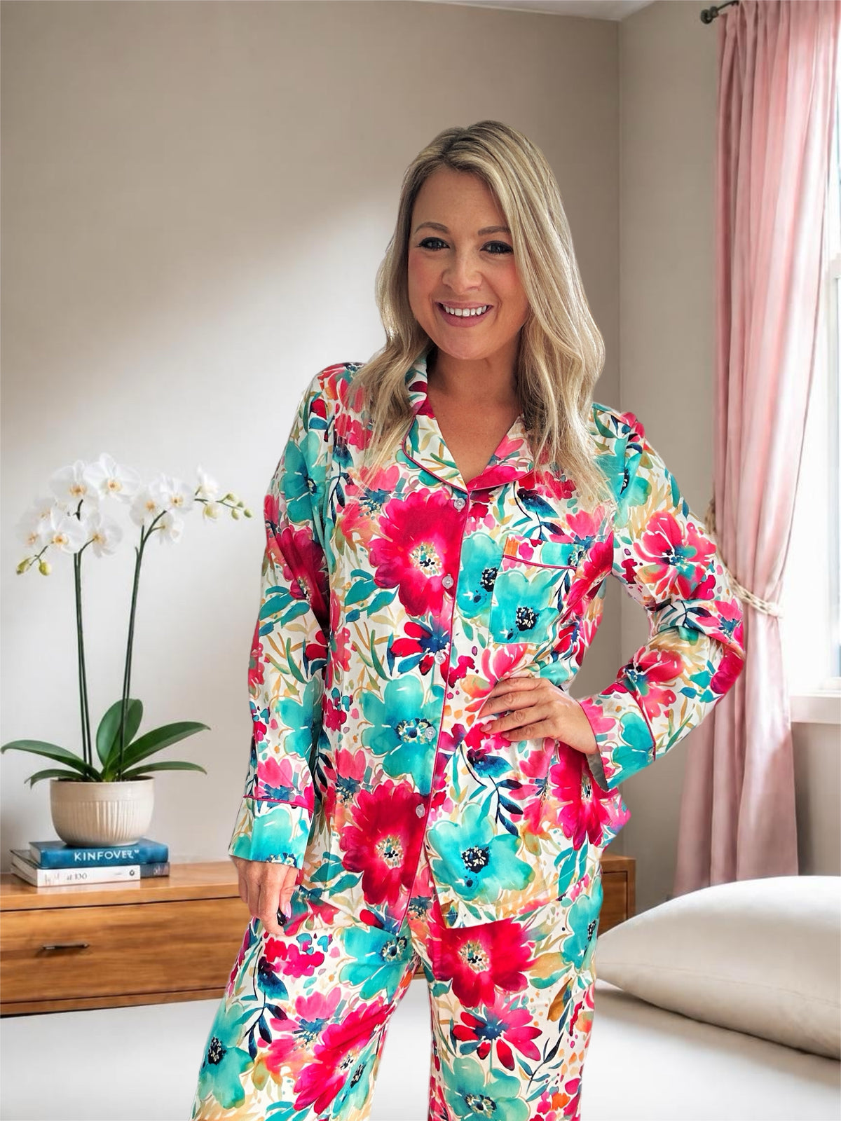 Floral Watercolor Pyjamas