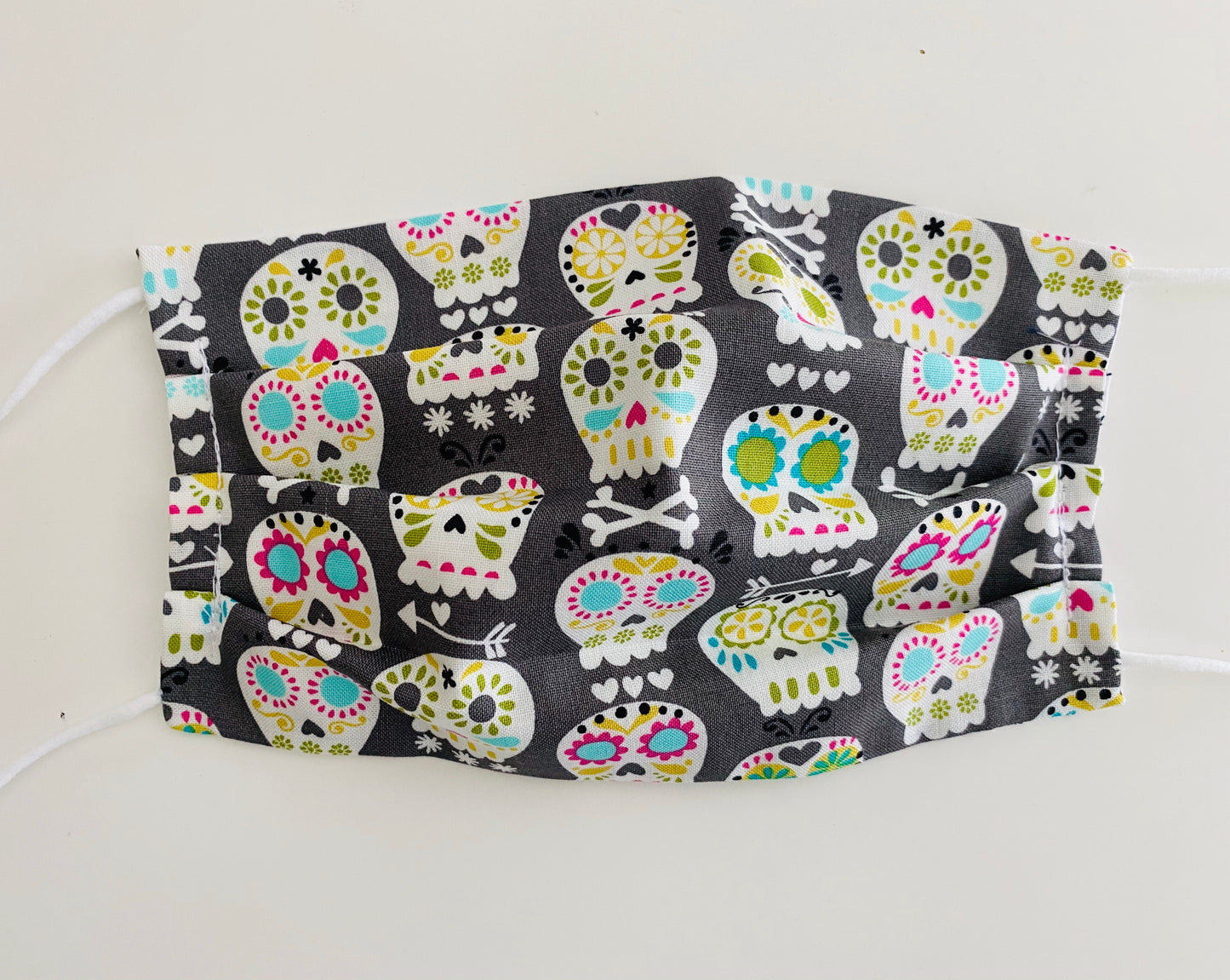 Skulls re- usable adjustable face cover