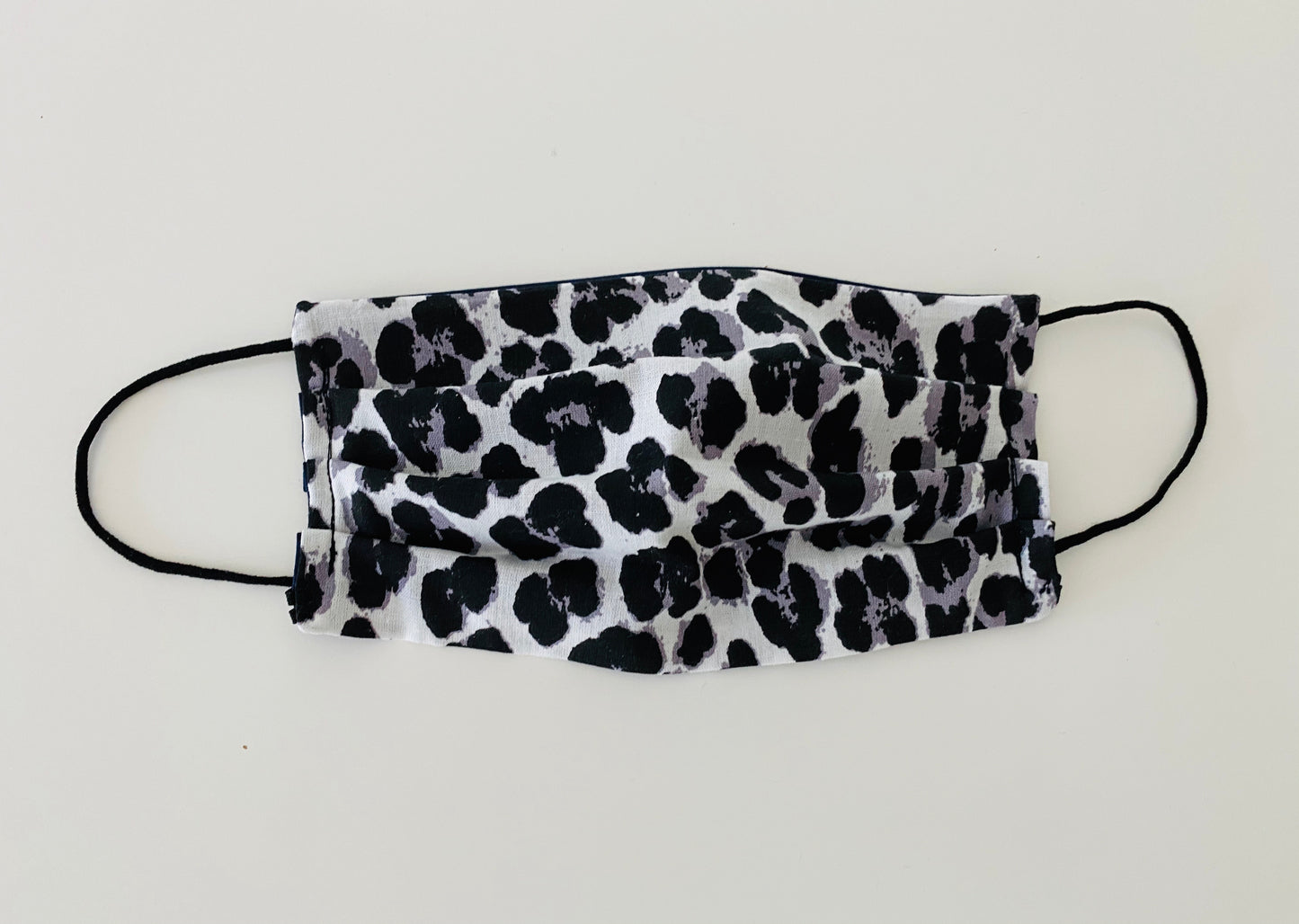 Leopard print re- usable adjustable face cover