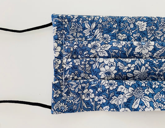 Vintage floral re- usable adjustable face cover / mask